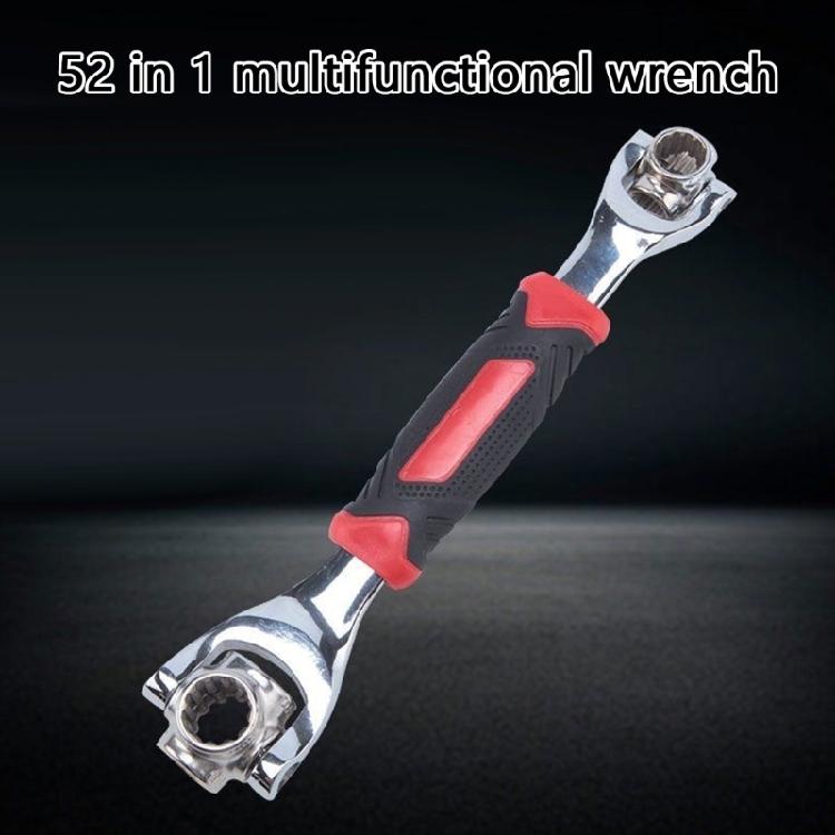 Industrial 52 in 1 Magnetic Socket Wrench Metal Construction Double Head Wrench for Professional Technicians