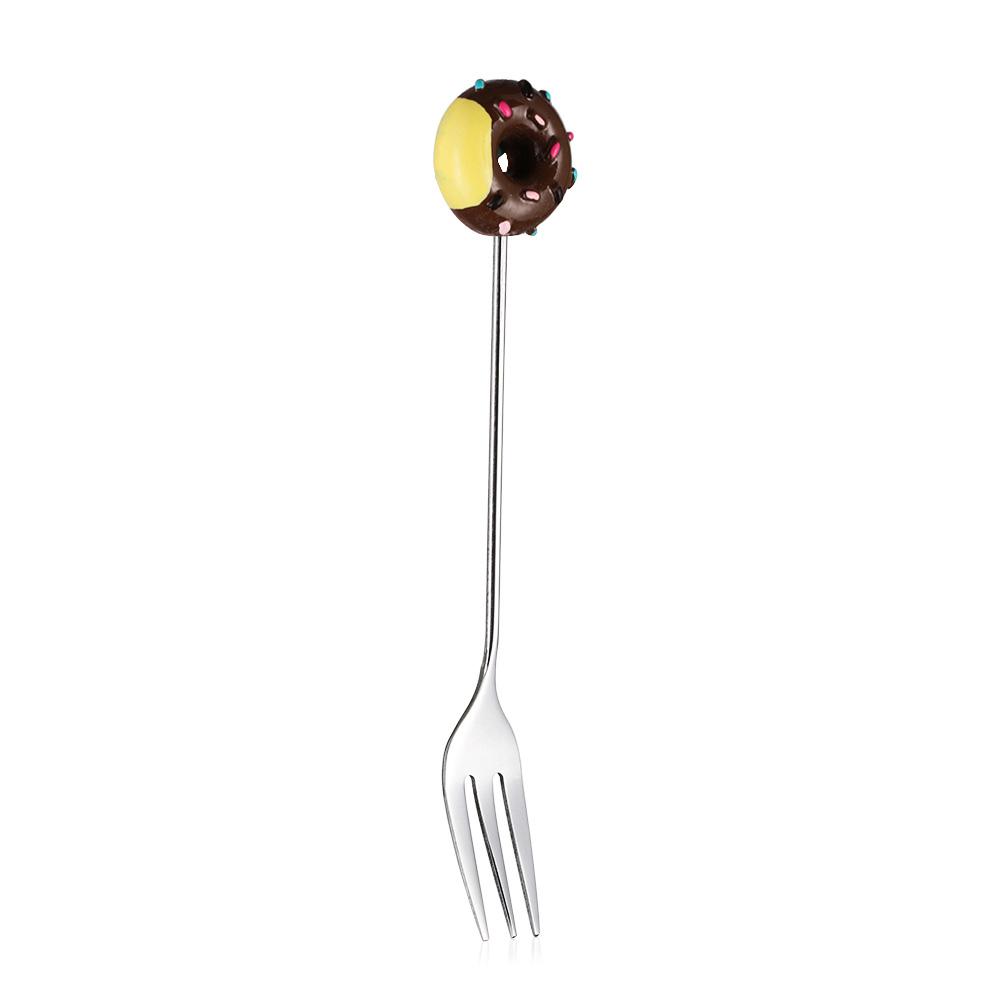 High Quality Stainless Steel Dessert Cake Dinnerware Coffeeware Sugar Stirring Spoon Teaspoon Fruit Fork Coffee Spoon