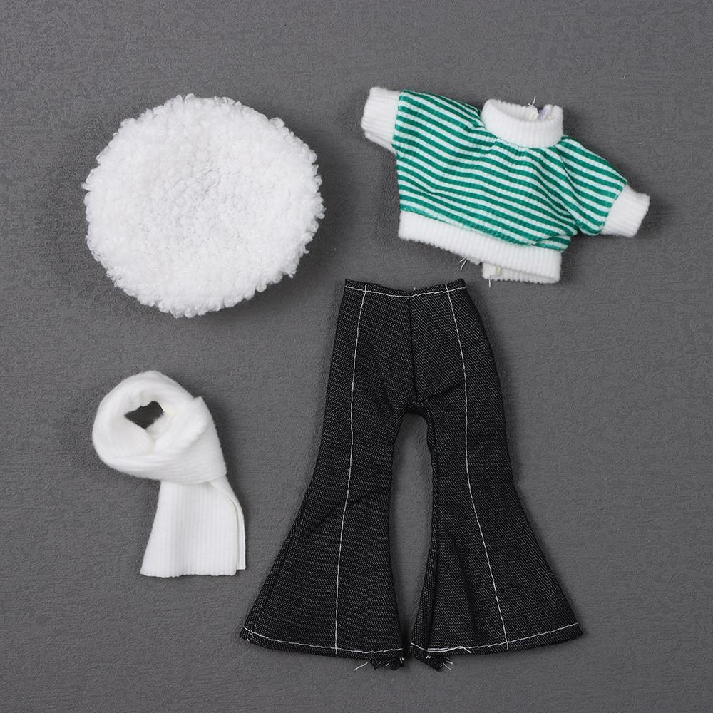 DIY 30cm Doll Clothes 1/6 BJD 23cm Doll Doll'S Overall Fashion Doll Wear Kids Gift