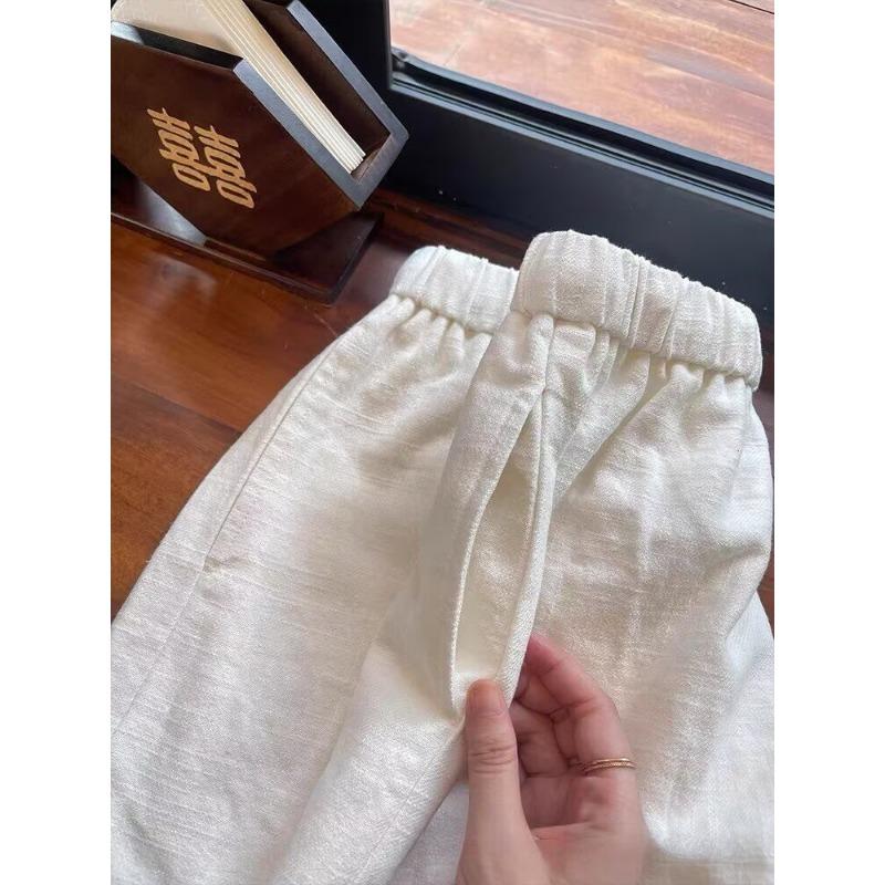 Men Old Money Style Summer Thin Straight Casual Beach Knee Length Shorts