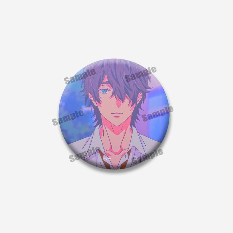 Cartoon Character Ayato Yuri Yui Tamura Badge on Backpack Accessories Anime Yarichin Club Pins Round Brooch for Clothes Bag Gift