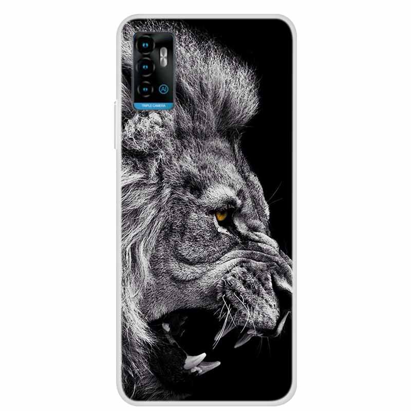 For ZTE Blade A71 Case Animals Bumper Silicone TPU Soft Cover Phone Case For ZTE Blade A71 A7030 Shockproof Cartoon Coque Funda