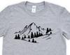 Hiking Mountain Shirt, Adventure, Mountains Tree Graphic Minimalist tshirt Mens Womens Gift - 4362