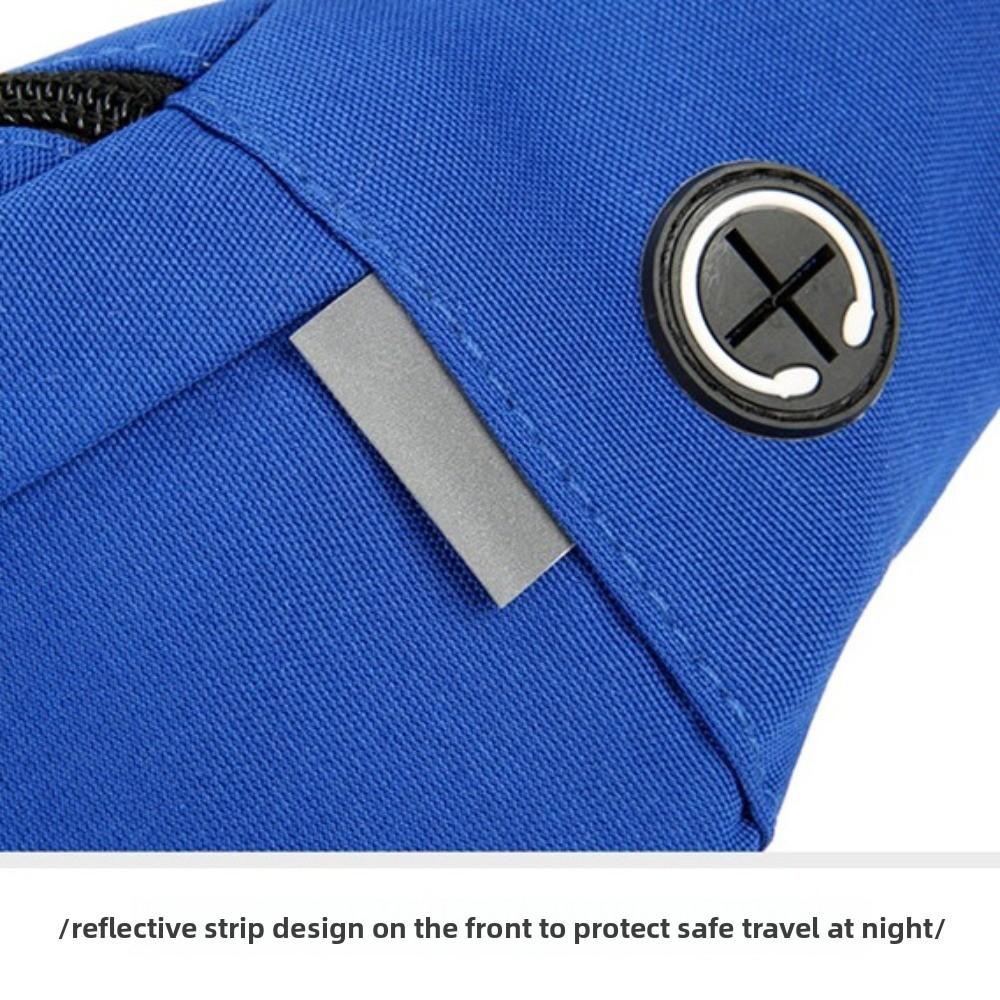 Waterproof Crossbody Chest Bag with Headphone Jack Running Waist Bag Men Fanny Phone Pack Couple