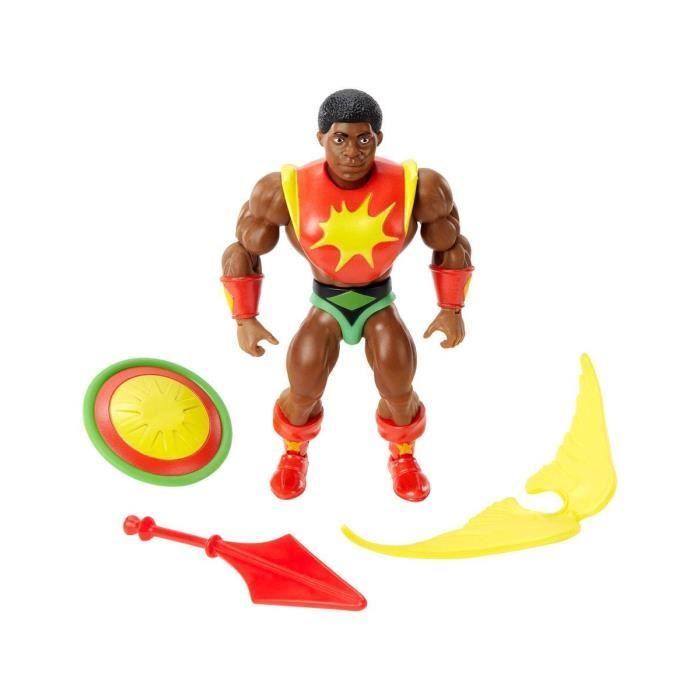 Figurine - mattel - les maîtres de l'univers origins 2022 - sun-man - 14 cm - mixte