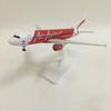 Модель самолета 1/300 для Air Asia A320 Красный Металлический Сплав Миниатюрный Самолет Статическая Коллекционная Подарок От Aviation