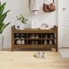 VidaXL Entryway Bench Honey Brown 110x40x60 Cm Solid Pine Wood 821792