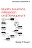 Книга Quality Assurance In Research and Development