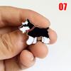 1PC Cartoon Pendant Dog Jewelry Dogs Brooches Pins Dachshunds Corgi Badge Decorated Cute Brooches
