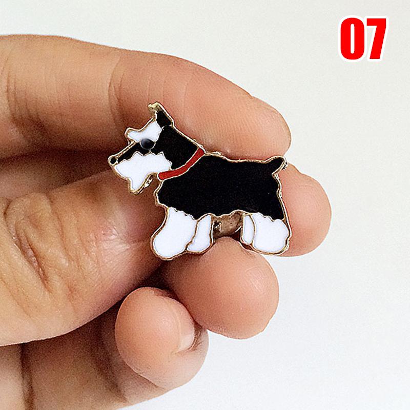 1PC Cartoon Pendant Dog Jewelry Dogs Brooches Pins Dachshunds Corgi Badge Decorated Cute Brooches