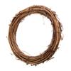 Rattan Wreath Eco-friendly Home Decor Portable Xmas Flexible Dried Rattan Ring for Garden