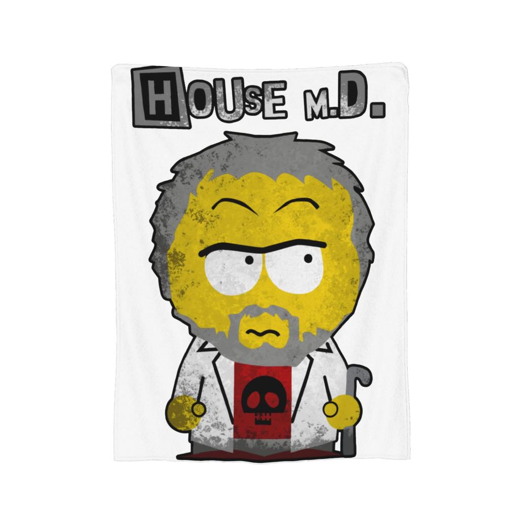 Плед House MD Хью Лори Доктор Хаус Плюшевый Винтажный Теплый Плед для Покрытия Стула Дивана Весна Осень