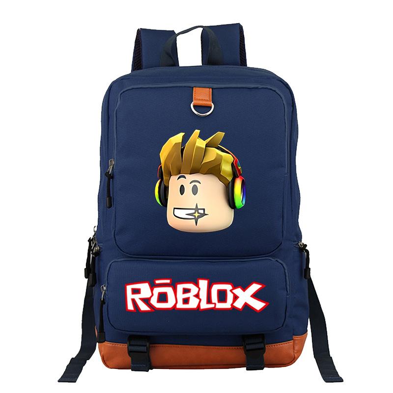 Game Merchandise Personalized Print Cartoon Backpack Virtual World Roblox Student Fashion Bag