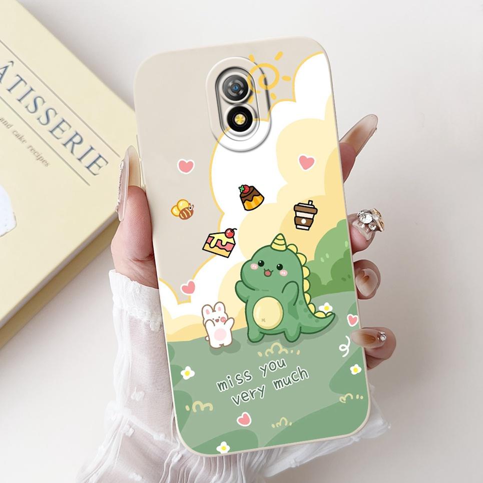 For Itel A16 / Itel A16 Plus Phone Cases Cover Flowe Rabbit Panda Avocado Soft Silicone Protective Bumper itela16 a16+ a16plus