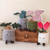 New Style Plant Ornaments Plush Fun Simulation Tulip Potted Home Decoration
