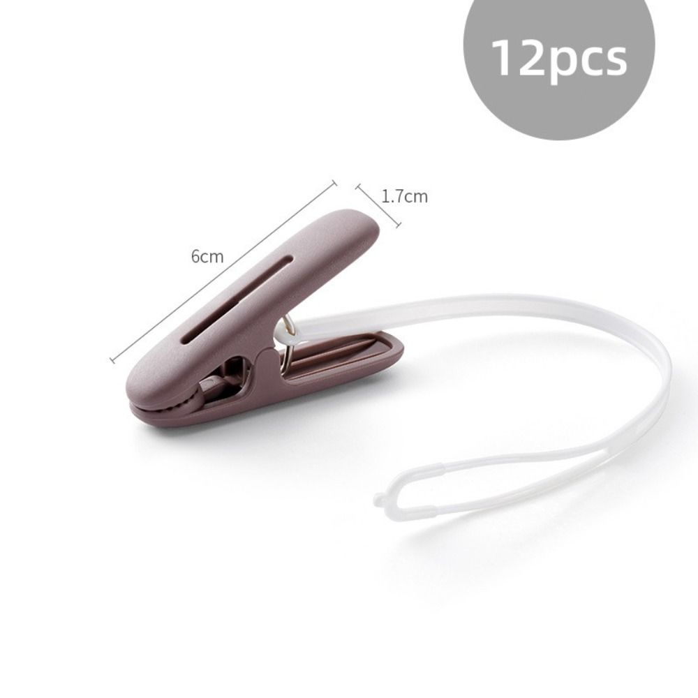 12 шт., пластиковые зажимы для одежды с веревкой, держатель для одежды, многофункциональный зажим для сушки дома