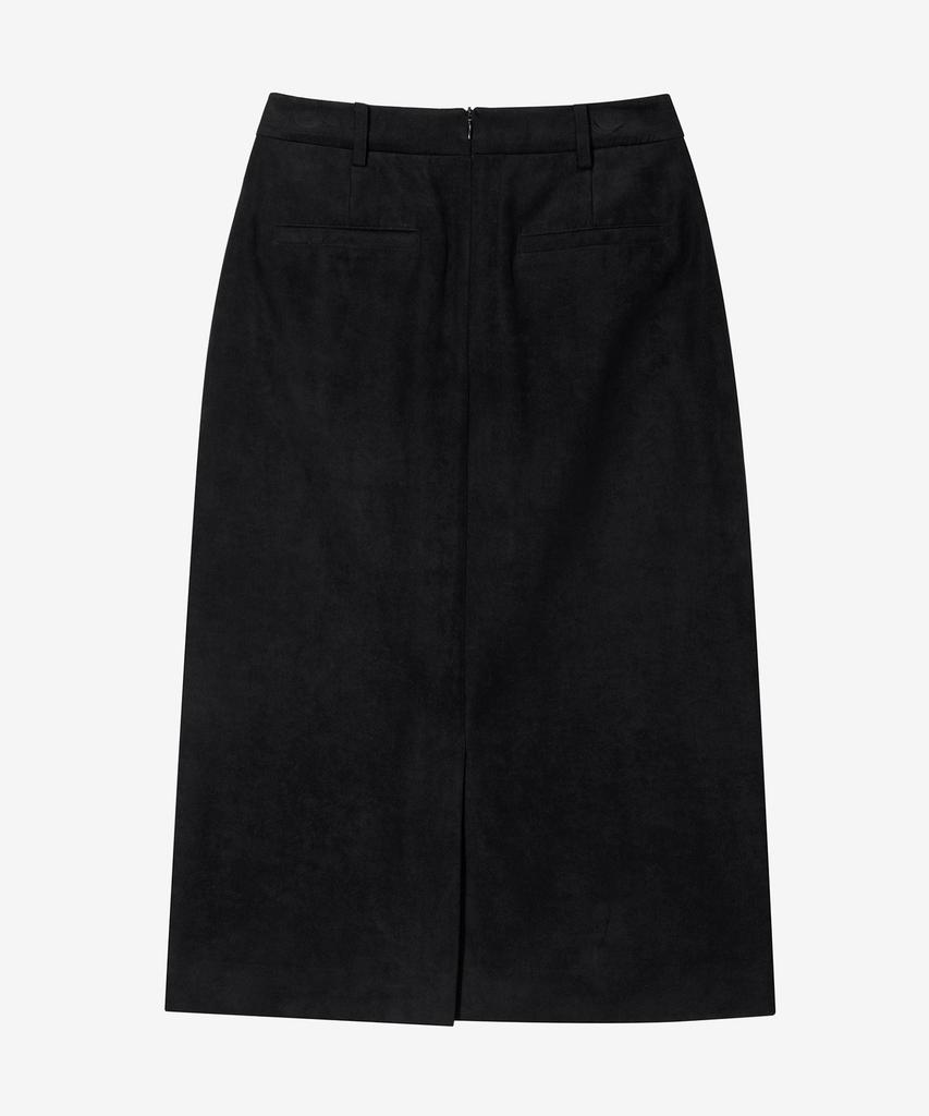 Mind Bridge Woman [W] H-Line Suede Out-Pocket Skirt - 2 Colors