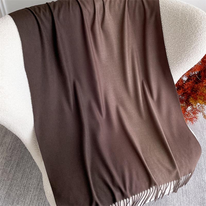 New 40 Color Winter Scarf for Women Long Warm Cashmere Scarves Hijab Solid Lady Shawl Wrap Pashmina Bandana Stoles 70X190Cm