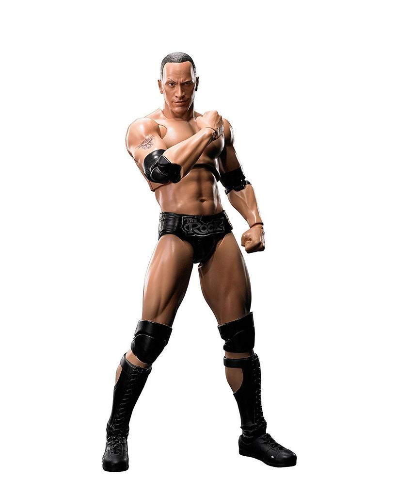 TAMASHII NATIONS WWE The Approximately 160mm PVC ABS Action Figure S.H.Figuarts Rock, &
