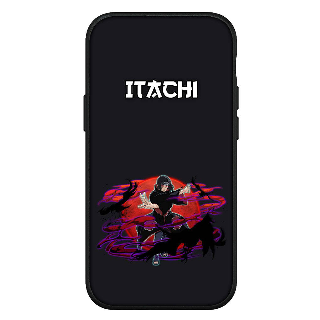 Для iPhone 16 15 Xiaomi Redmi Note 14 13 12 11 Pro Max 16e Samsung Galaxy S25 S24 S23 Moto OPPO Huawei Comics Наруто Итачи Учиха Акацуки чехол для телефона