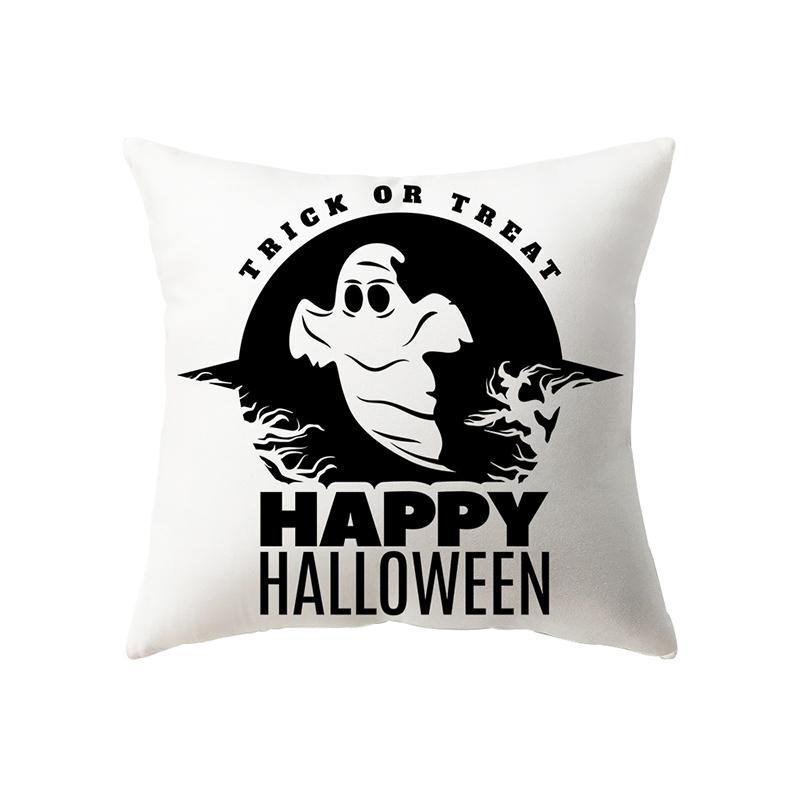 Хэллоуин тема ужас тыква ведьма принт узор наволочка дома гостиная диван украшения квадратная подушка наволочка