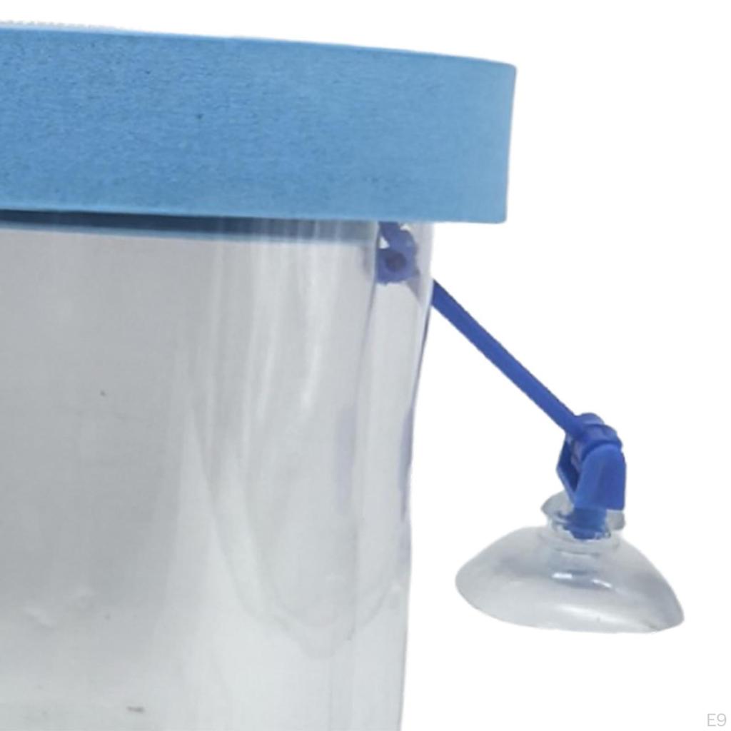 Плавающий ящик для изоляции рыбок, аквариумный заводчик, мелкоячеистая сетка, круглая с отверстиями, крышка для инкубации