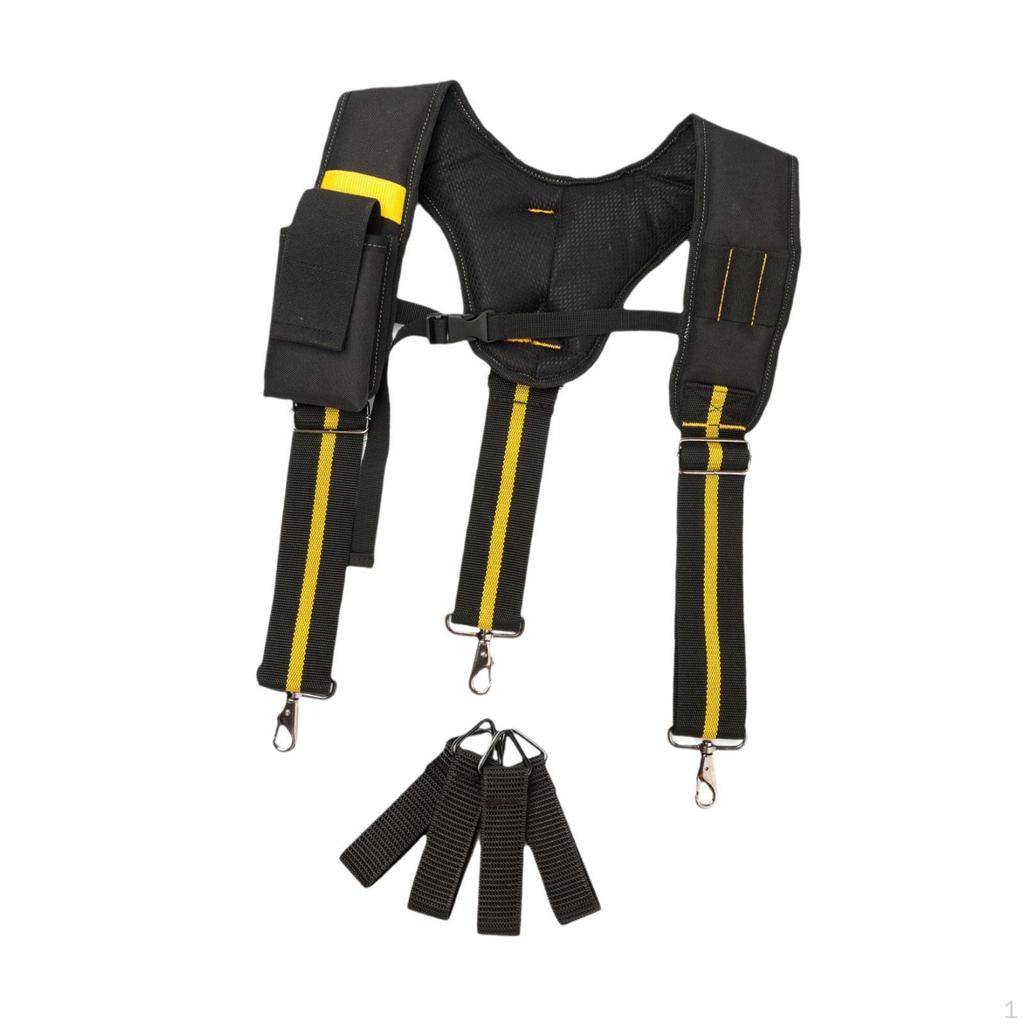 Tool Belt Suspender Duty Harness Strap Equipment Pouch Work for