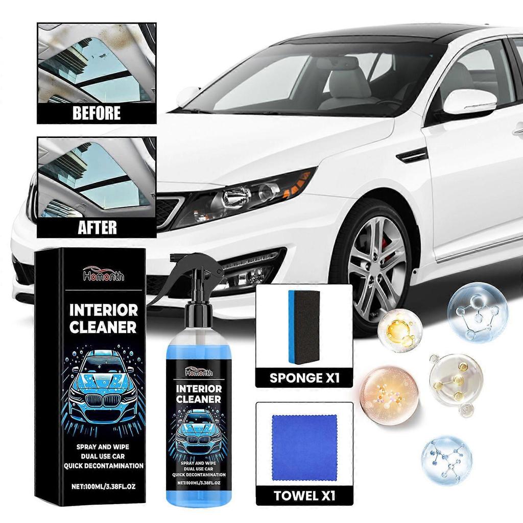 Car Roof Cleaner, Automotive Interior Fabric Cleaning And Maintenance Brightening Decontamination Retreader