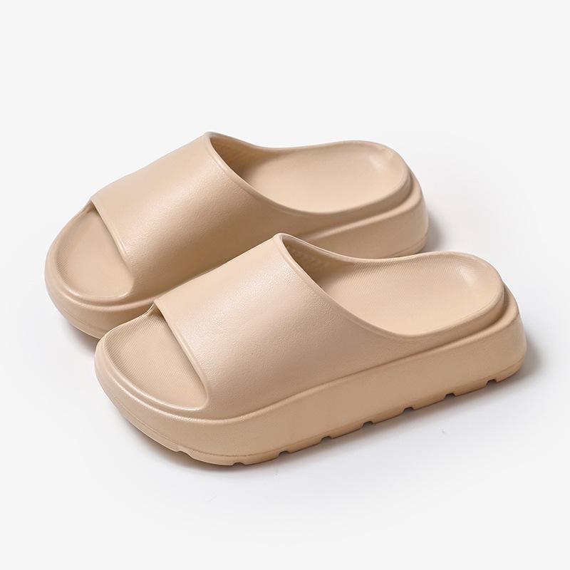 2024 Summer New Women Slippers Couple Beach Slippers Soft EVA Thick Sole Slides Shoes Platform Flat Heel Slippers Casual Sandals