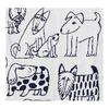 Marushin Lisa Larson Bath Towel Sketch Dog 100% Cotton LISA LARSON Present Gift Birthday Mother's Day Goods 6805007700