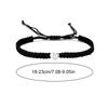 1PC Jewelry Wear-resistant 26 Letters Charm Braided Rope Unisex Bracelet Adjustable Heart Shape Couple Lover