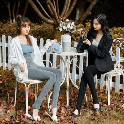 Женские осенне-зимние теплые леггинсы, брюки, колготки с высокой талией, супер эластичные, утепленные, бархатные, тонкие, наружные, однотонные