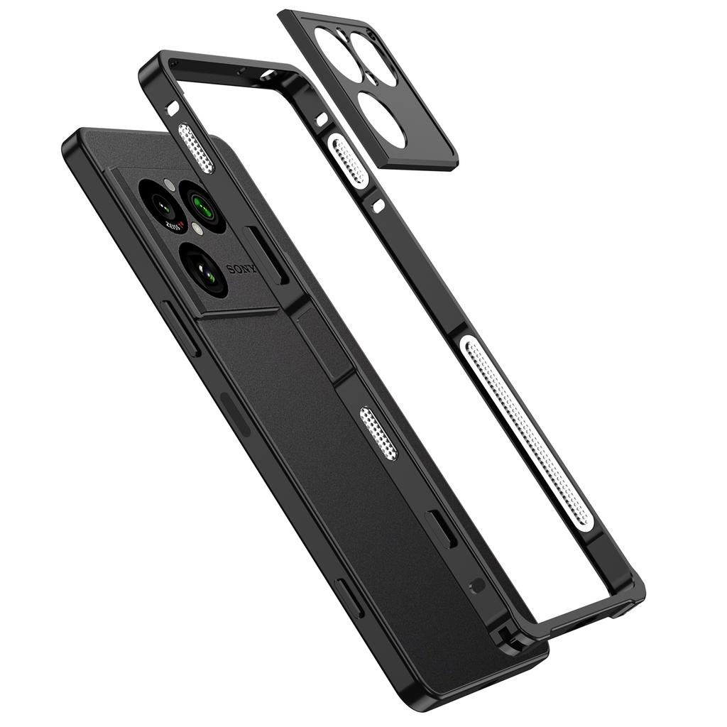 Detachable Buckle Case For Sony Xperia 1 VIII Aluminium Alloy Metal Frame Bumper Camera Protector Cover