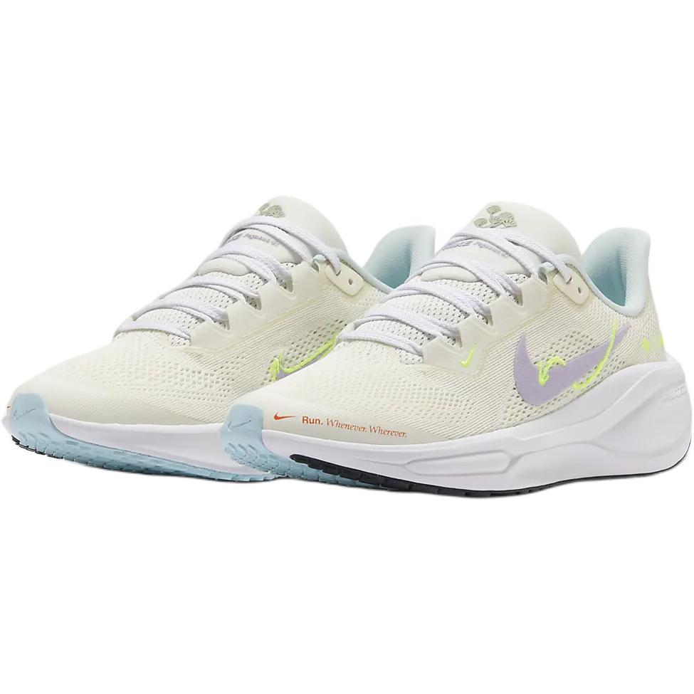 Nike Air Zoom Pegasus 41 GS Wherever Whenever Kids Sneakers Cream Sail Hydrangeas HQ3468-151