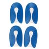2 Pairs Gel Heel Pad U Shaped Prevent Slip Self Adhesive Shock Absorption Shoes Inserts L