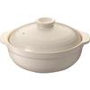 Ishigaki Direct-fire, Non-spillable Earthenware Pot, Size 6 (for 1-2 People), 4501