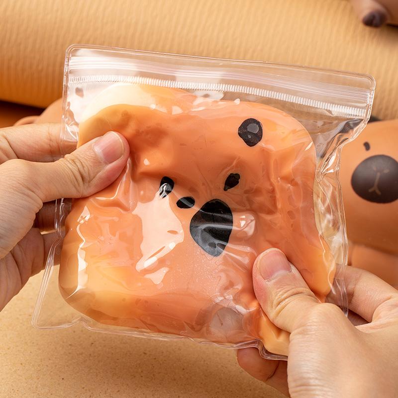 Мультяшная Капибара Сквиши Игрушки для Снятия Стресса Сжимать Расслабиться Фиджет Игрушки-Антистресс Капибала Мячик-Антистресс Новинка Подарок на Вечеринку Декор для Стола