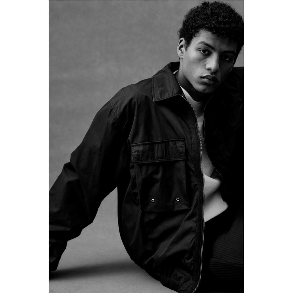 Куртка HM Utility свободного кроя, черная