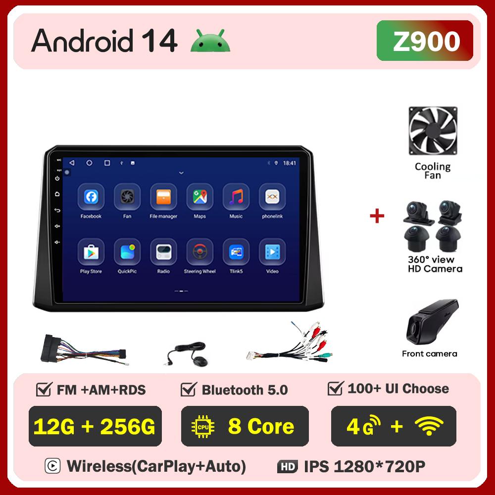 Carplay Android auto для ToyotaCorolla 12 2018 2019 2020 автомобильное радио интеллектуальные автомобильные системы сенсорный экран стерео головное устройство без 2din