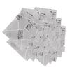 500 Sheets Sandwich Wrapping Paper Grease Proof Non Stick Food Basket Liner for Frying Baking Foods White Newspaper