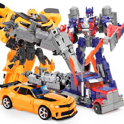 Детская трансформация 5 игрушек Модель динозавра Бамблби Мальчик Рука 6 Машина Робот Кинг-Конг Рука Модель Играть