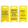 Team Office Desk Sign Caution Warning Sign Workplace Decor Gag Gift Cubicle Employee