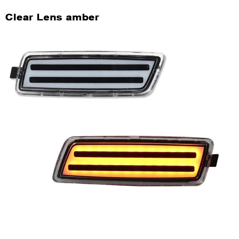 2pcs LED Car Side Marker Lights Sequential Turn Signal Lights For Volkswagen 2006-2009 MK5 Golf/GTI Rabbit 2005-2010 Jetta 12V T