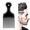 Черная Вилка Расческа для Волос С Широкими Зубьями Гребень Инструменты для Укладки Волос Вставляемые Расчески Салон