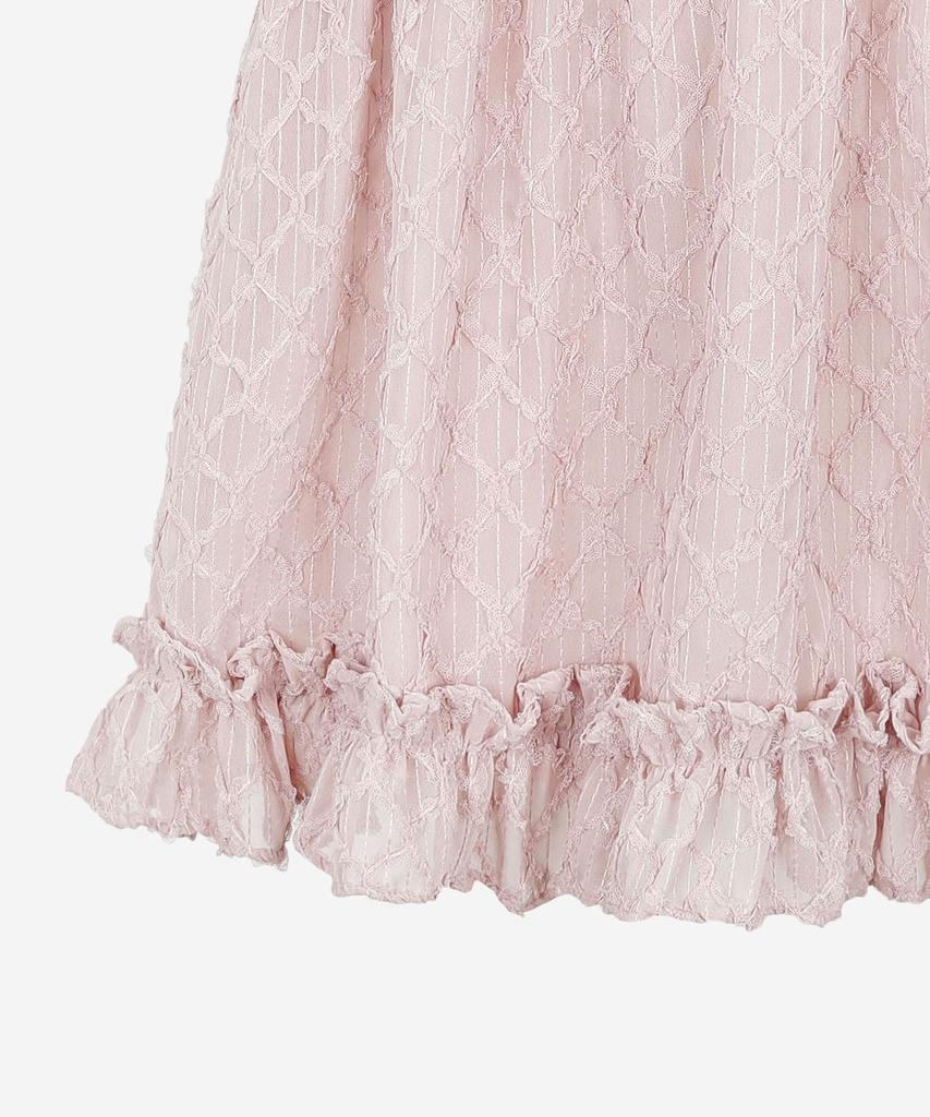 NEWALRIN Платье без рукавов с оборками и кружевом(3Colors)