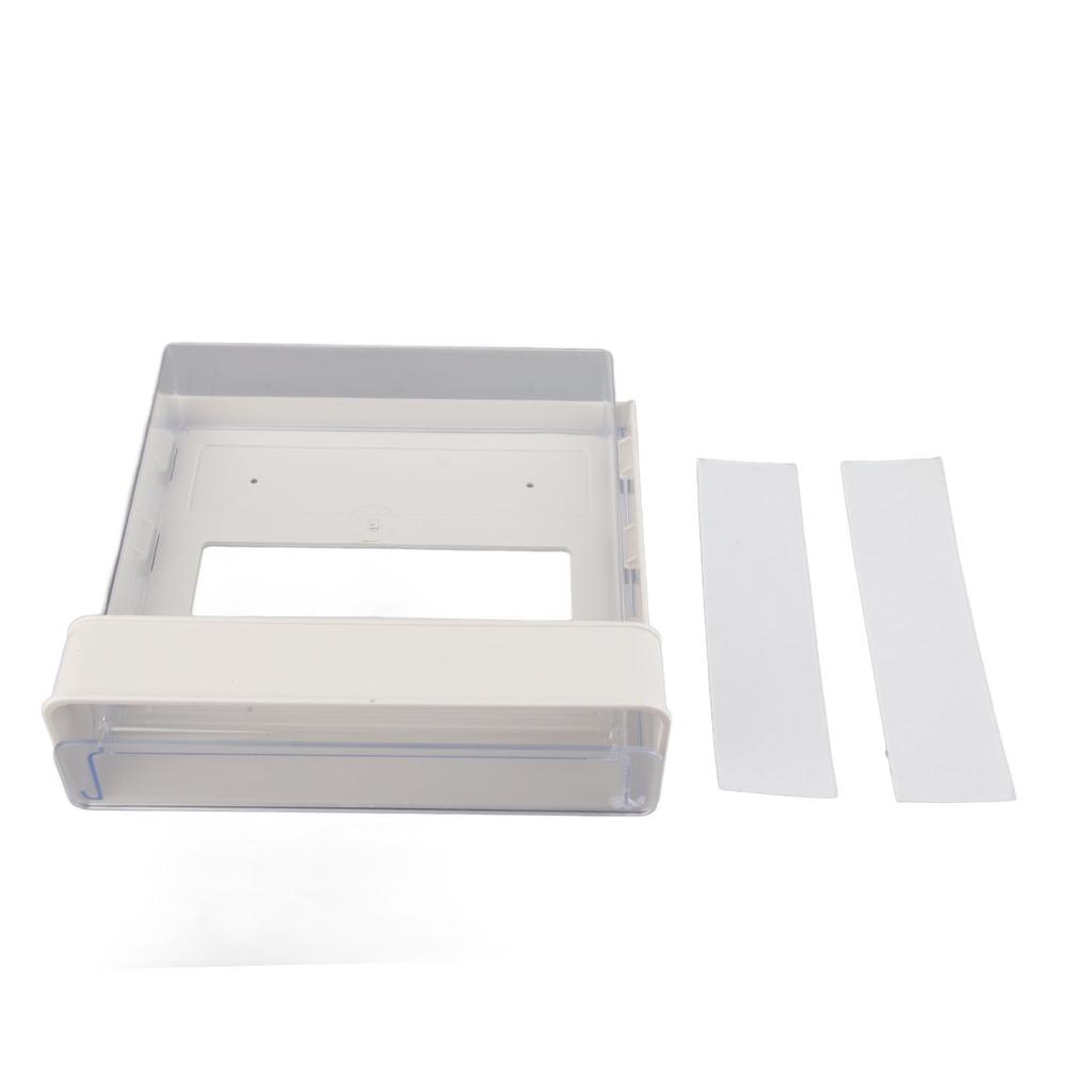 Under Desk Storage Box Large Capacity Plastic Adhesive Concealed Shelf Drawer Organizer for Phones