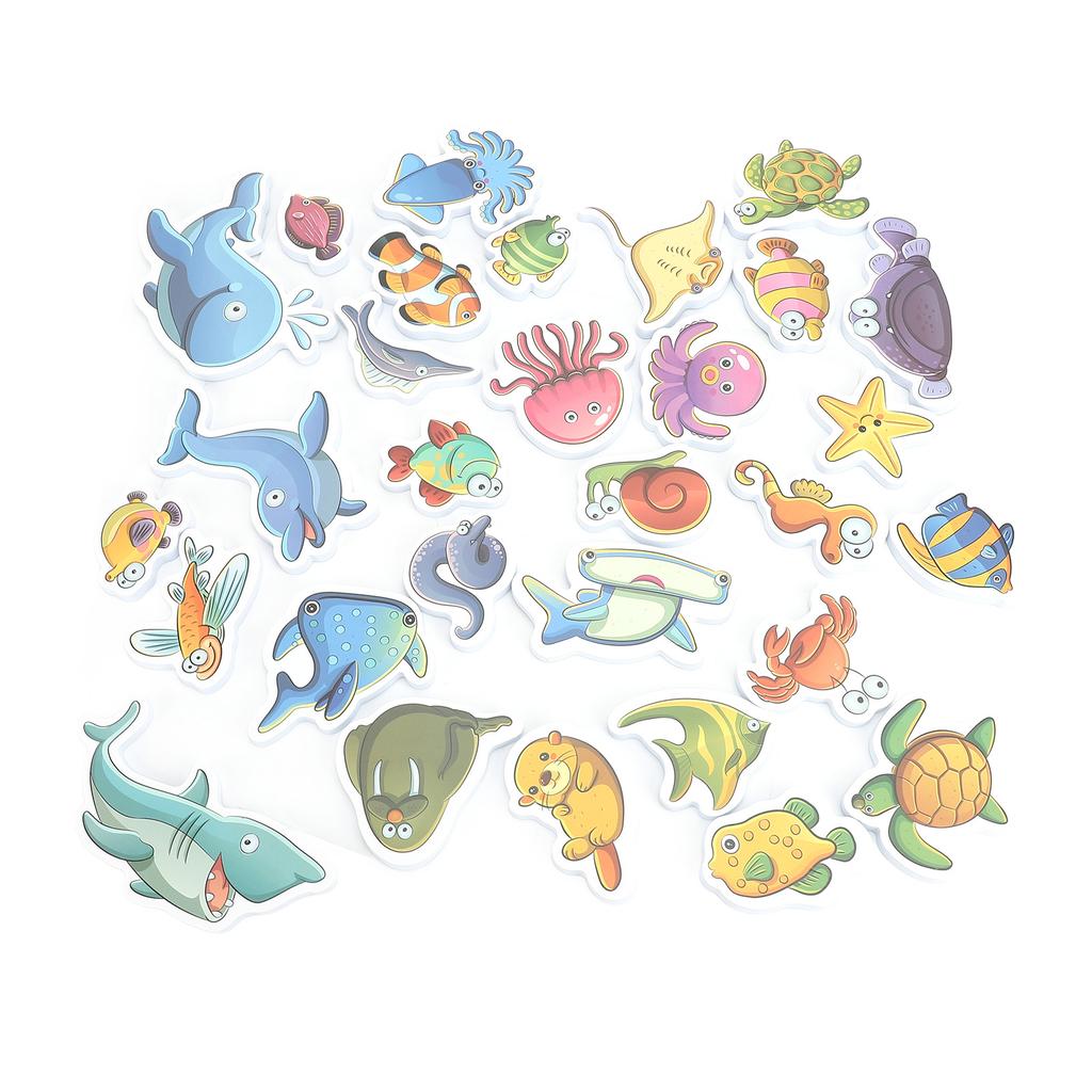 Детская ванна Океан Животные Пазл Игрушка Набор EVA Детская ванна Игрушка Пазл для ванны для душа и ванны