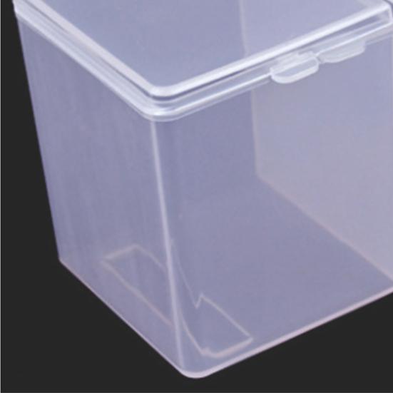 Прозрачный ватный тампон для дизайна ногтей с 2 ​​сетками для хранения