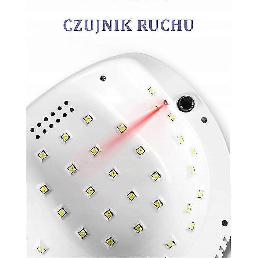 Led+uv Lamp Uv Lamp For Nails 86w White