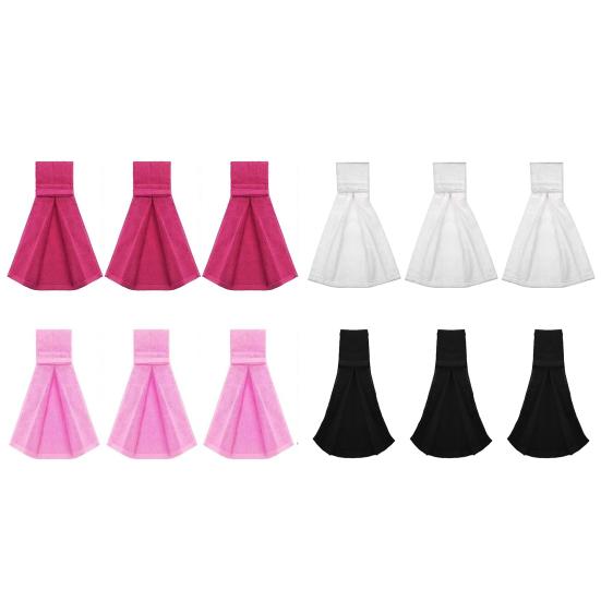 3 шт., набор хлопковых футбольных полотенец, легко чистящиеся, удобные застежки-ленты, впитывающие полотенца для рук для тренажерного зала, йоги, гольфа